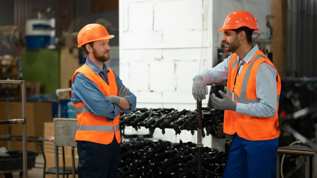 VP of Operations overseeing metal recycling facility operations