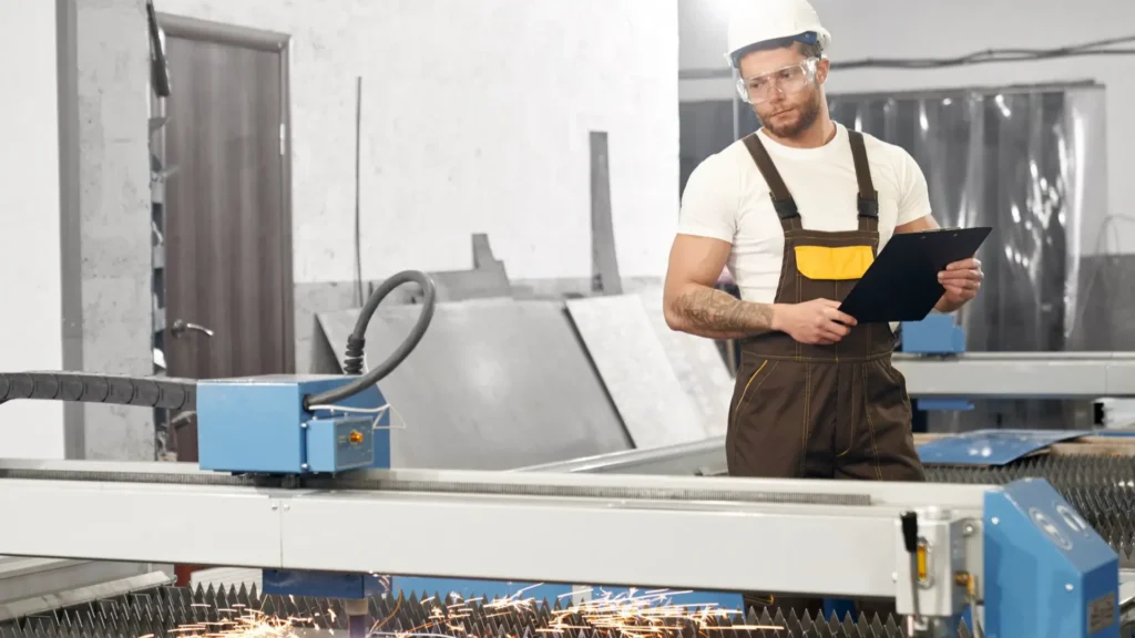 Plant Superintendent overseeing alloy processing operations in metal manufacturing facility
